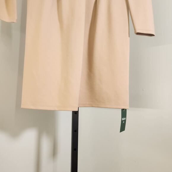 HALARA Slim Mini Work Dress in Pebble, Size Large - Picture 6 of 12